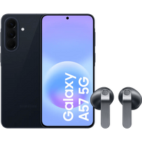 Samsung Galaxy A57 256GB Donkerblauw 5G + Samsung Galaxy Buds4 Zwart