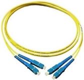 Alcasa LW-920SC Glasvezel kabel 20 m LSZH OS2 2x SC Geel