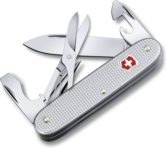 Victorinox Pioneer X Zakmes - Zilver Alox - 9 Functies