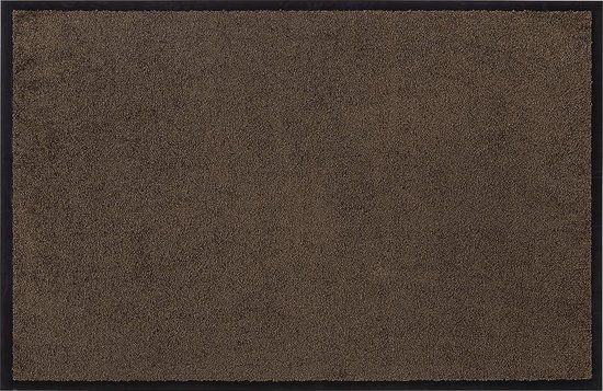 Bruine deurmat voor binnen en buiten - 60 x 90 cm - Polyamide