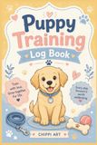 Puppy Training Log Book: New Puppy Journal and Dog Training Tracker | Comprehensive Housebreaking Schedule, Socialization Checklist, Vet Records, and Obedience Command Notebook (6x9 Inches, 110 Pages)
