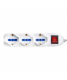 Vultech MU-02 power uitbreiding 1,5 m 9 AC-uitgang(en) Binnen Wit