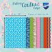 DYD Dress Your Doll - Making Couture Fabric Set kit Blue Daisy - Set van 8 stukken stof