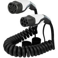 Sinox Oplaadkabel voor elektrische auto EV Spiral Charging Cable 32A 3-5 M Zwart