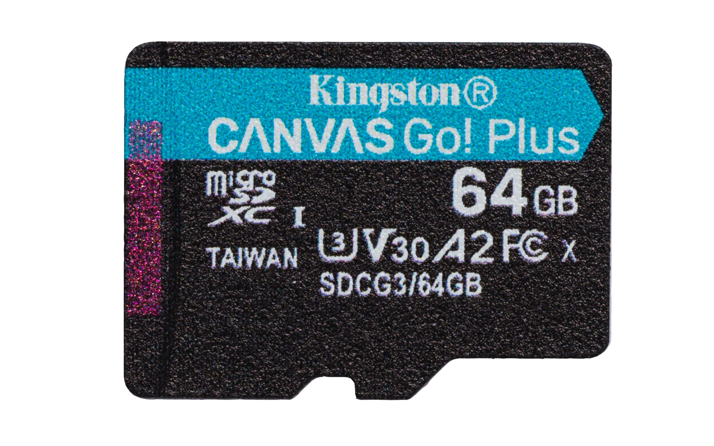 Kingston 64GB microSDXC Canvas Go Plus - 170MB/s