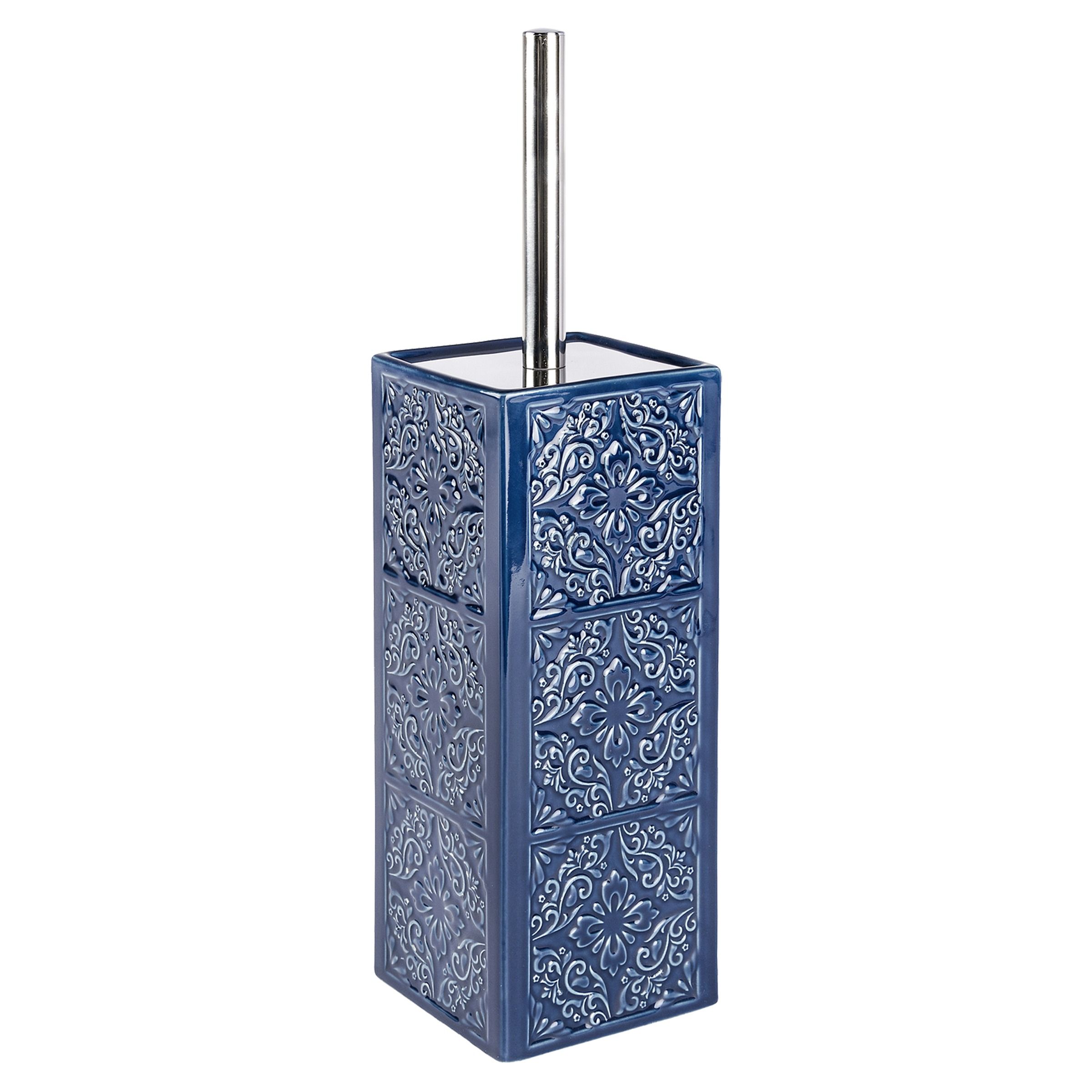 WENKO Toiletborstelhouder Cordoba Blauw