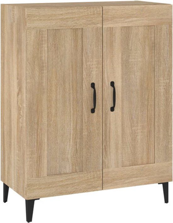 vidaXL Dressoir Sonoma Eiken 69,5x34x90 cm