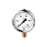 Glyzerinmano, RIEGLER Glycerinemanometer 1/2 onder, -1/+1,5 bar, Ø 100, 1 stuk, 102126-720/1-C
