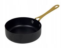 Inox Poêle de service 11cm Noir Acier inoxydable