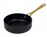 Inox Poêle de service 11cm Noir Acier inoxydable