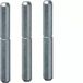 Hager broches 40mm, verwisselbaar - KJ01Z, geschikt voor meetinstrumenten, 63A, 3 stuks