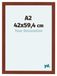 Your Decoration - Cadre photo A2 42x59,4 cm - MDF - Cerisier - Como
