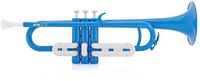 Gear4music playLITE Hybride Trompet, Blauw