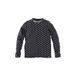 Z8 kids longsleeve Yibbie met stippen donkerbruin/blauw