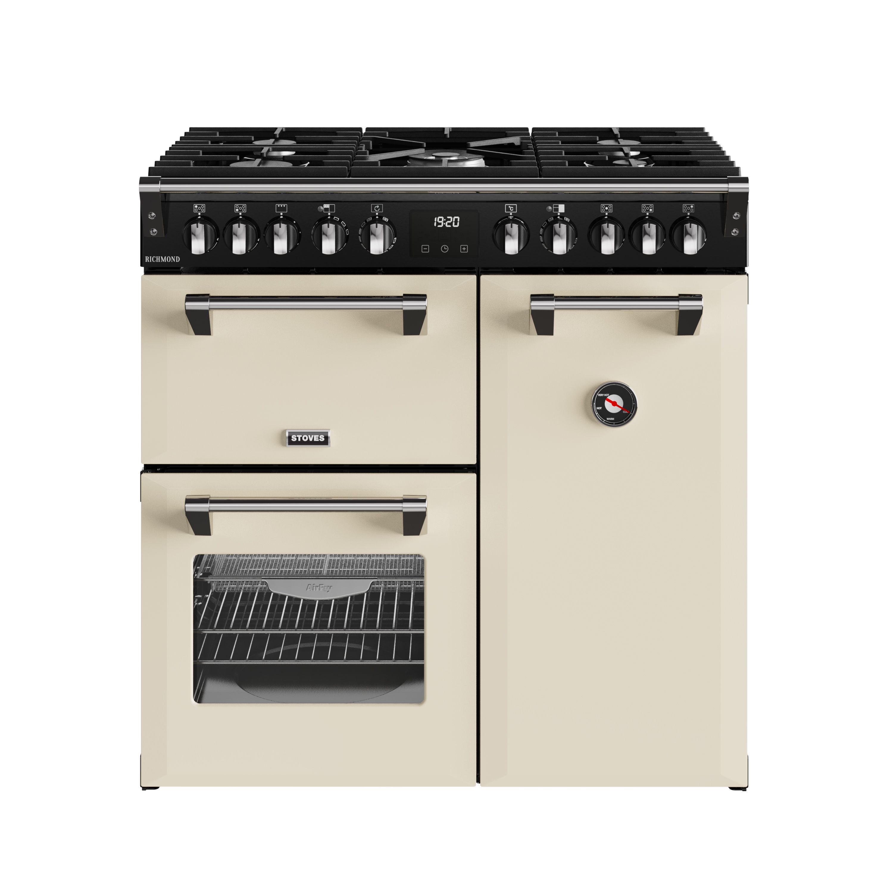 Stoves Range Cooker | Gas Hob | 5 Burners | Cream | Electric Ovens | 3 Ovens