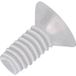 TOOLCRAFT 839986 Vis à tête bombée cruciforme M2.5 x 20 mm, Polyamide, 10 pièces