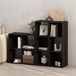 Furinno PELLI Étagère, étagère à 6 cubes, bibliothèque organisateur de rangement cubique, 11,7 x 23,7 x 35,4 cm, pour salon, chambre, bureau à domicile, espresso