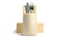 Alvotex Airlaid bestekservetten 39x40cm 50/1 - CREAM (278)