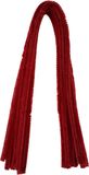 Chenilledraad - 20x - rood - 8 mm x 50 cm - hobby/knutsel materialen