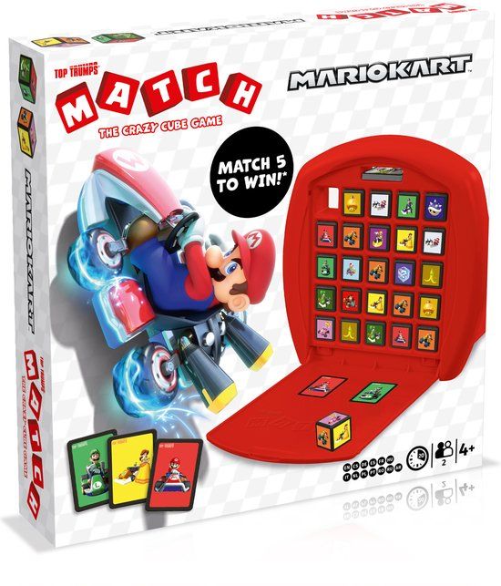 Winning Moves Identity Games Match 5 op een Rij Super Mario Kart