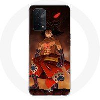 Maniacase Etui voor Oppo A74 Luffy Gear 5 One Piece Manga