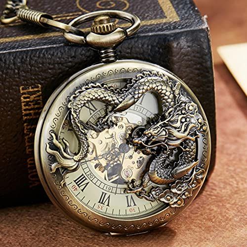 Zwart Stoom Steampunk Zakhorloge | Zakhorloge Shop
