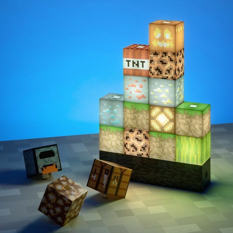 Paladone Minecraft Block Building Light - Multicolour - Paladone