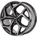 RIAL SALENTO noir diamant poli sur le devant 8.0Jx18 5x112 ET45