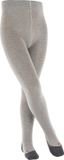 FALKE Active Warm dik eenkleurig wol functioneel materiaal panty kinderen grijs - maat 122-128