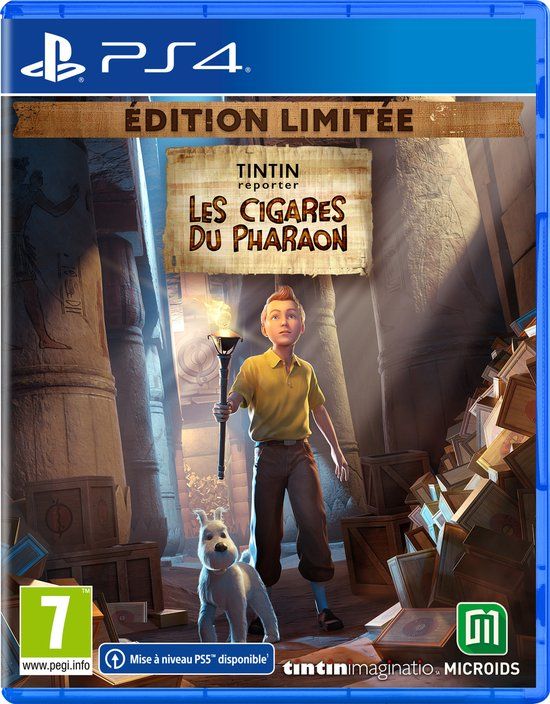 Mindscape Tintin Reporter: Les Cigares Du Pharaon Édition Limitée Fr PS4