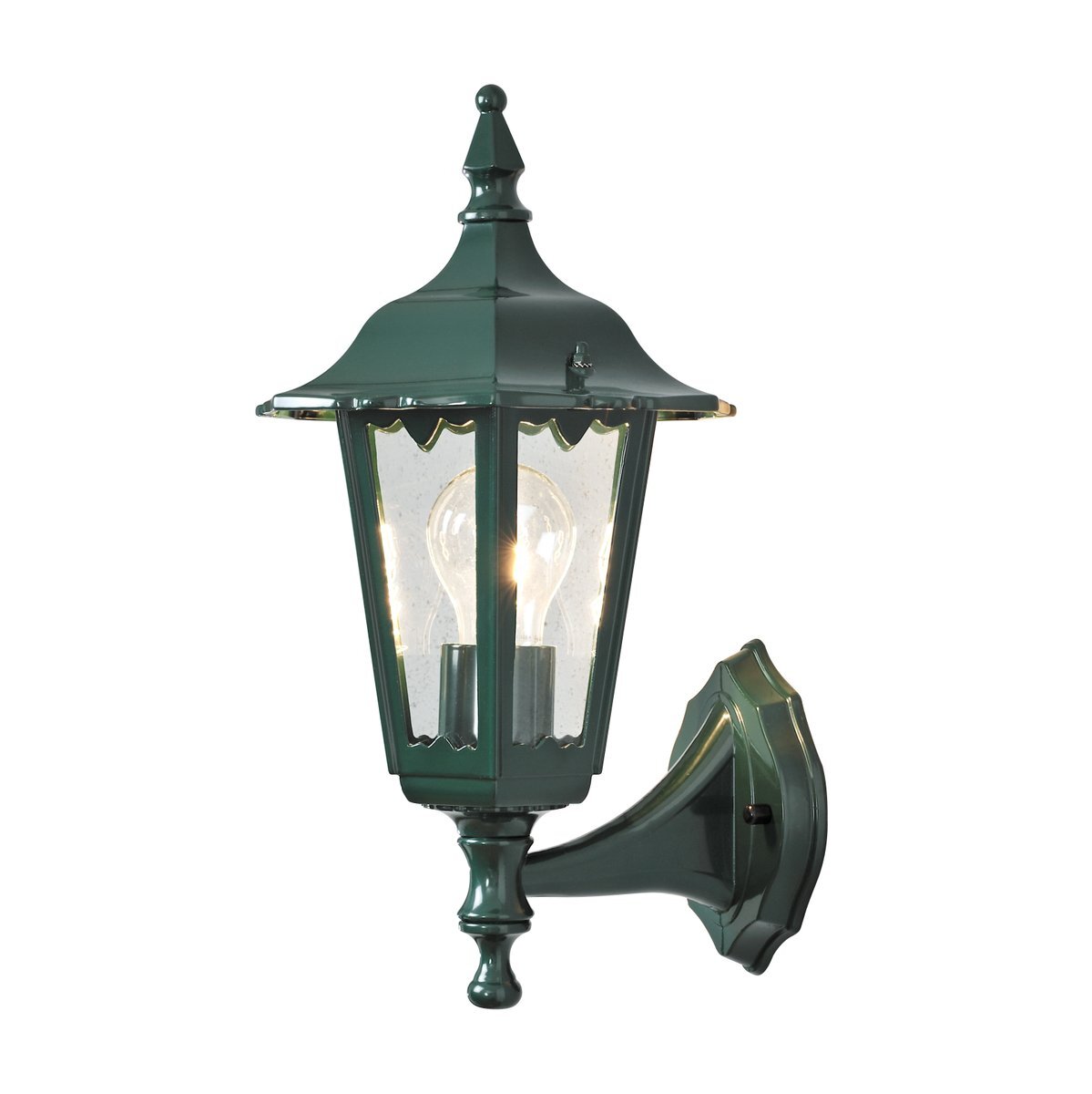 KONSTSMIDE Firenze Wandlamp opwaarts 36 cm 230 V E 27 groen