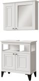 Vicco Ensemble de salle de bain Vanity, Wit, 2 pièces