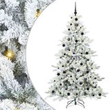 vidaXL Kunstmatige Kerstboom Wit 210 cm