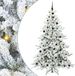 vidaXL Kunstmatige Kerstboom Wit 210 cm