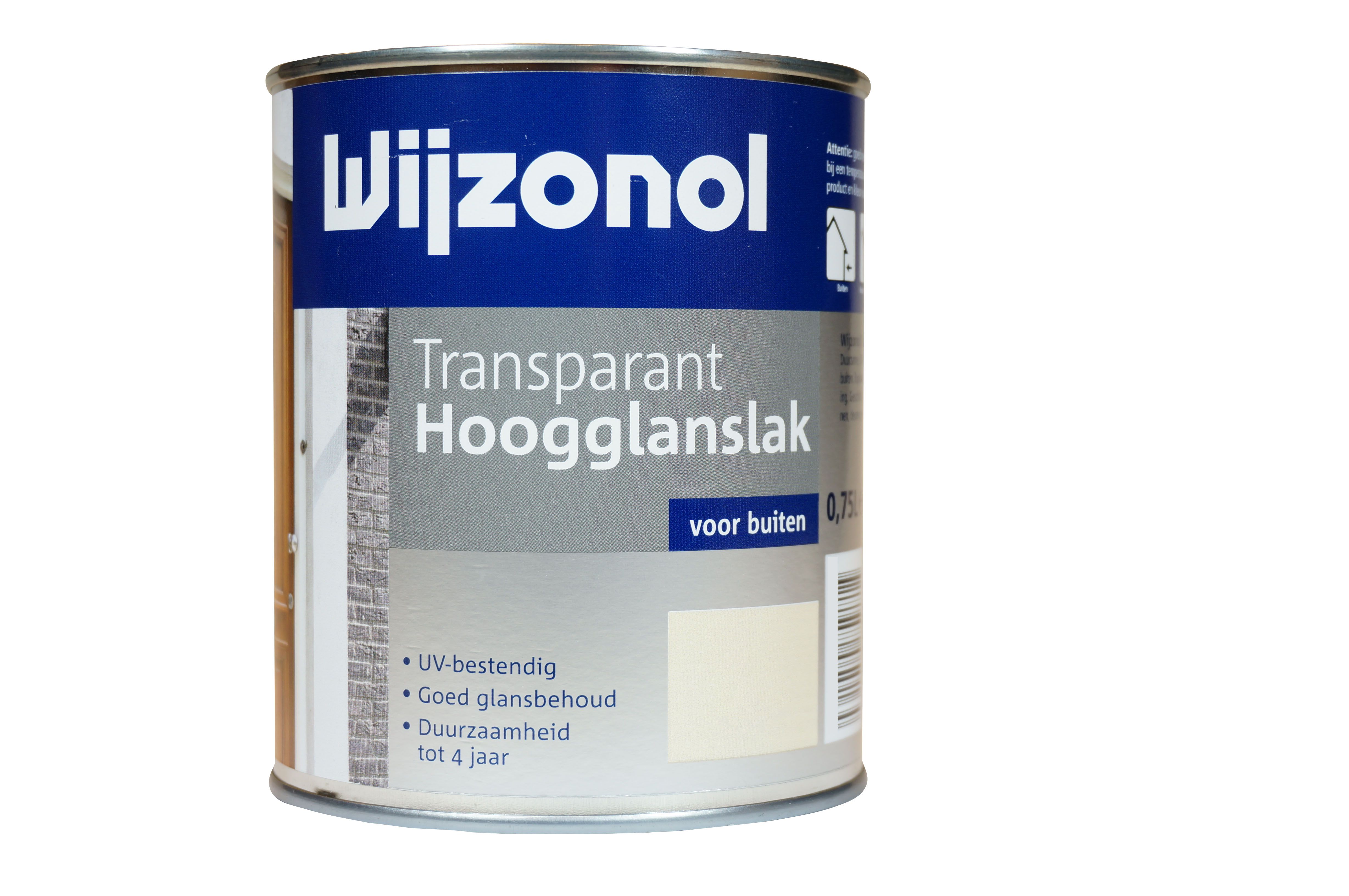 Wijzonol Transparant Hoogglanslak - 0,75l - RAL 3120 - Teak - 8712952050126
