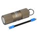 OLIGHT I1R II Mini led-zaklamp, sleutelhanger, 150 lumen, voor sleutelhanger, oplaadbare EOS kleine zaklamp, waterdicht IPX8 voor outdoor, camping, wandelen, met USB-kabel (Desert Tan)