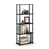 Furinno Turn-N-Tube 5-traps multifunctioneel rek met klassieke buizen, Americano/zwart