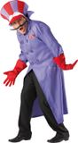 Rubies Dick Dastardly Kostuum Man - Rood, Paars, Zwart - Maat 56-58