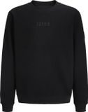 JACK&JONES JCOPOINT SWEAT BADGE CREW NECK BF JNR Jongens Sweater Zwart Maat 152