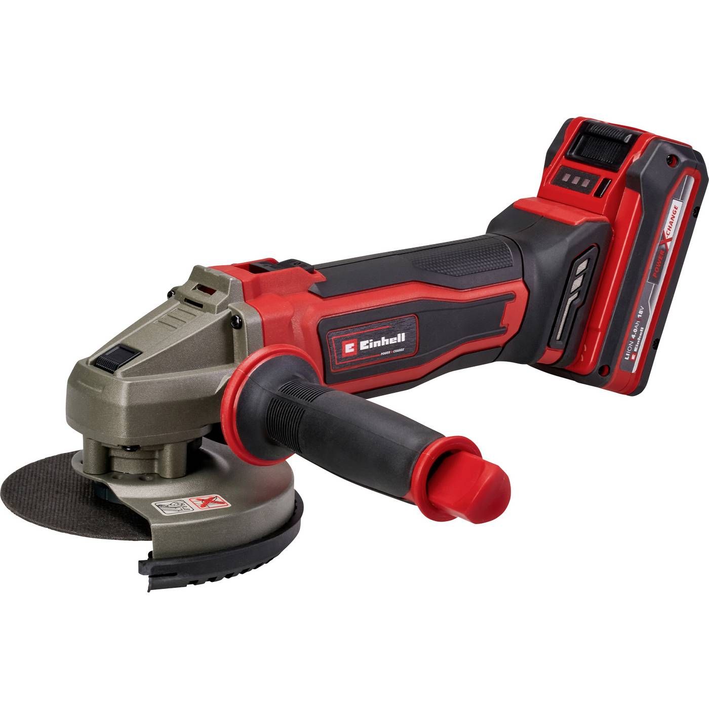 Einhell Accu Haakse Slijper TE-AG 18/125-2 Li Kit - Power X-Change