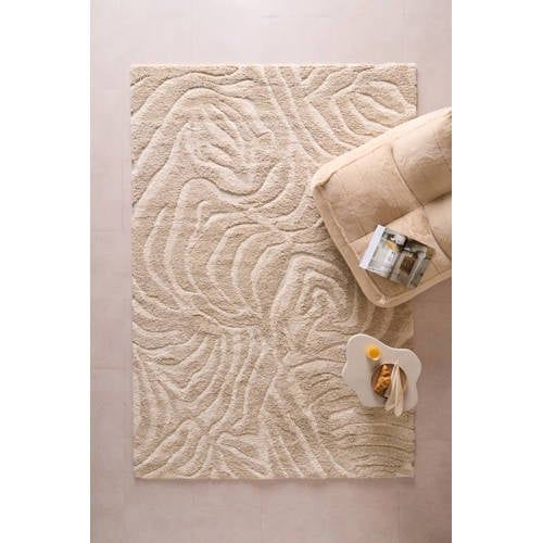 NOUS Living vloerkleed crème/zand (290x200 cm)