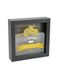 Decoratieve I Sogni Son Desideri Decoratieve spaarpot 'I Sogni Son Desideri', zwart frame, 16 x 16 cm, motormotief