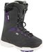 Nitro Dames Snowboards Scala TLS '23 All Mountain Freeride Freestyle snelsluitsysteem boot snowboardboot, zwart-paars, MP 27,0 // EU 41 1/3 // US 9,5