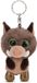 NICI GLUBSCHIS Sleutelhanger Wild Zwijn Truffel Fluffle 9cm bruin