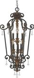 Steady Lighting Moderne Kroonluchter Metaal Blauw E14 6 Lichtpunten