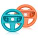 JYS-NS2261 Volant de course Duo pour Nintendo Switch 2 manettes Joy-Con - Bleu / Orange