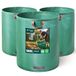 vounot Set van 3 tuinzakken, 500 l, groen