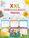 XXL Vorschulbuch ab 5 Jahren: 200 Seiten Übungsspaß zum Schreiben, Zählen, Rätseln und Malen: Das große Übungsheft für Kindergarten und Vorschule ab 5 Jahren