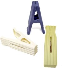 Concorde wasknijpers - 10 stuks - kleurenmix - kunststof - 7 cm