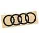 Audi 80A071802 Ringen Logo Black Edition Sticker Embleem Blackline, zwart, niet voor Sportback